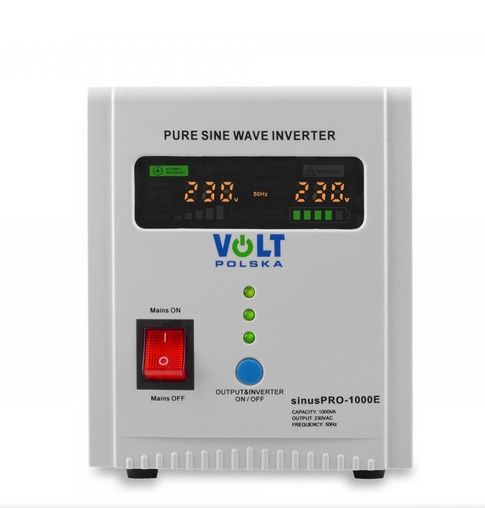 ДБЖ Volt Polska Sinus Pro 1000 E, 700/1000 Вт, 12V