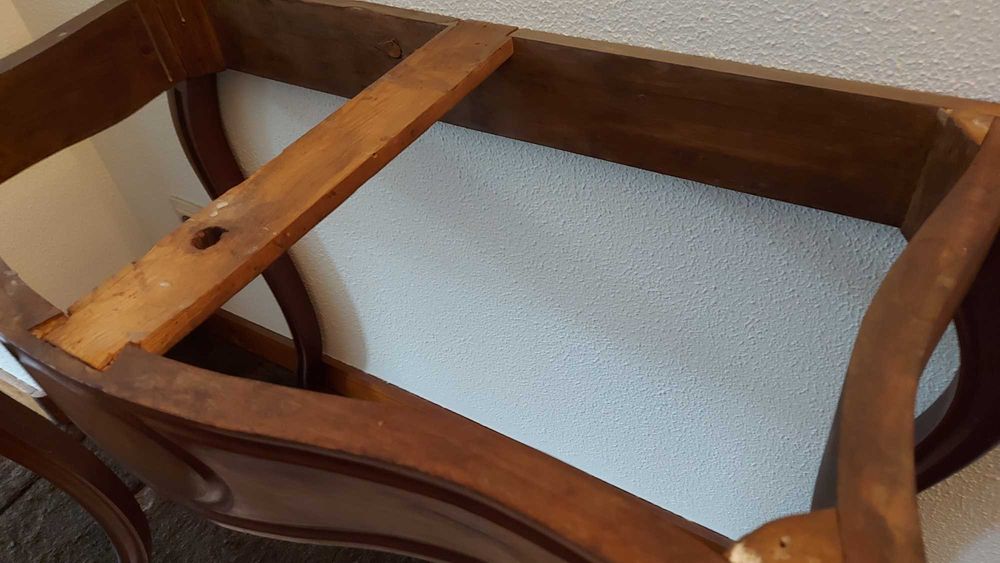 Móvel consola tampo mármore