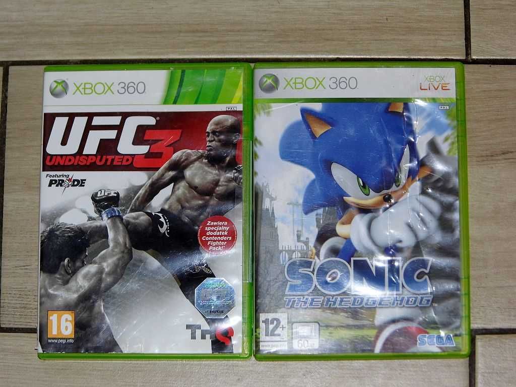 Gry oryginalne na XBox 360 UFC Undisputed 3, Sonic the Hedgehog