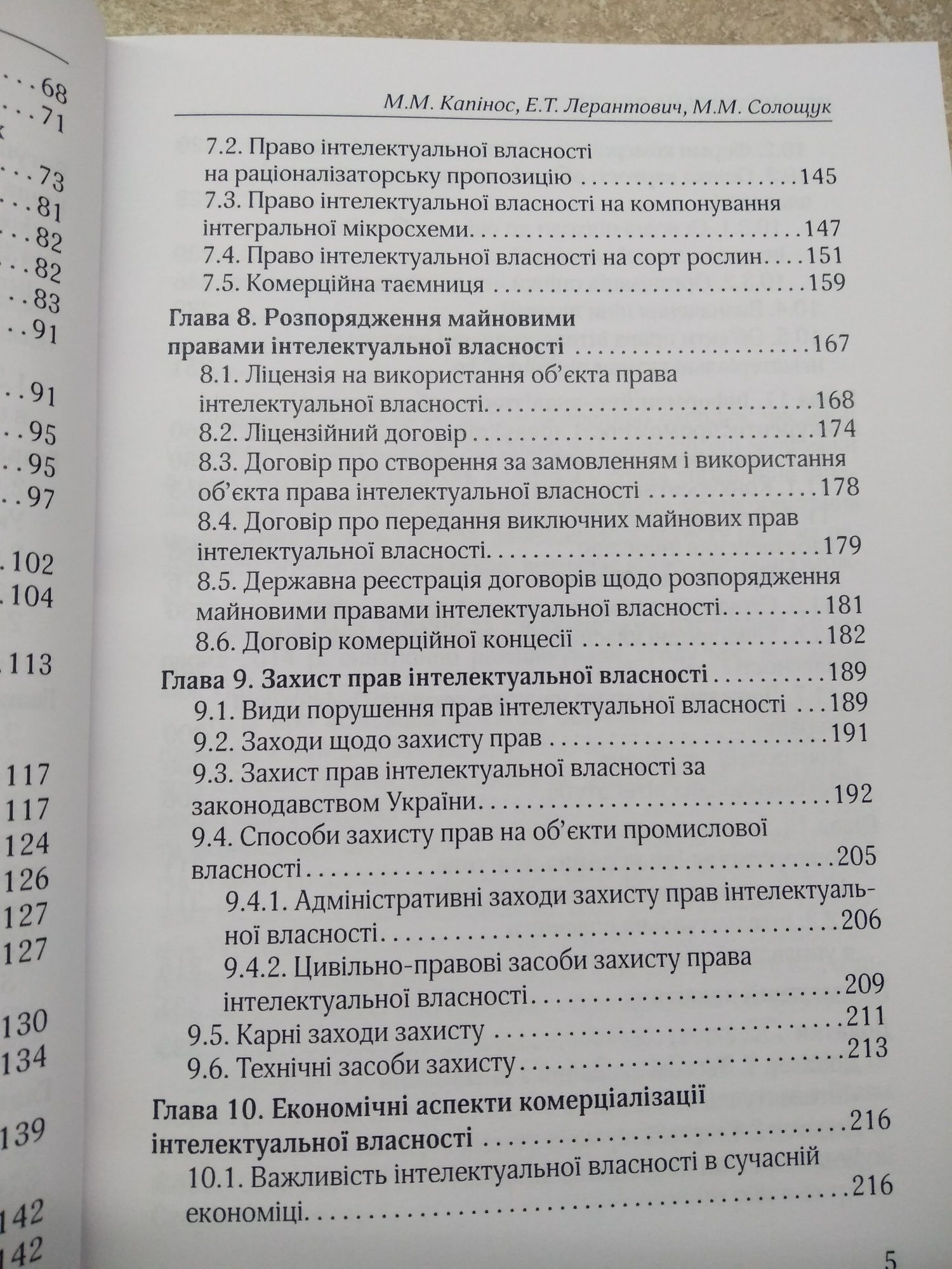 Інтелектуальна власність Капінос М.М., Лерантович Е.Т.