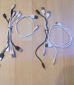 Kable do ładowania , 6szt. micro USB oraz Jack-Jack