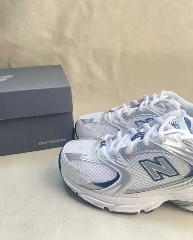 New Balance 530 White Silver Navy 43