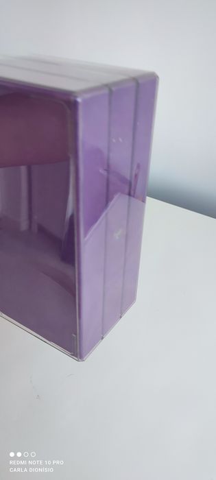 Caixa acrílica com 3 gavetas de veludo nova a estrear