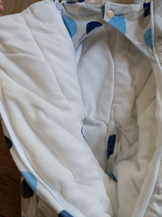 Kurtka kombinezon zimowy r. 80 ciepły zasówany zajączek