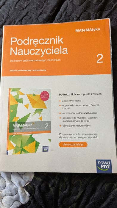 Podręcznik nauczyciela Matematyka 2 Nowa Era