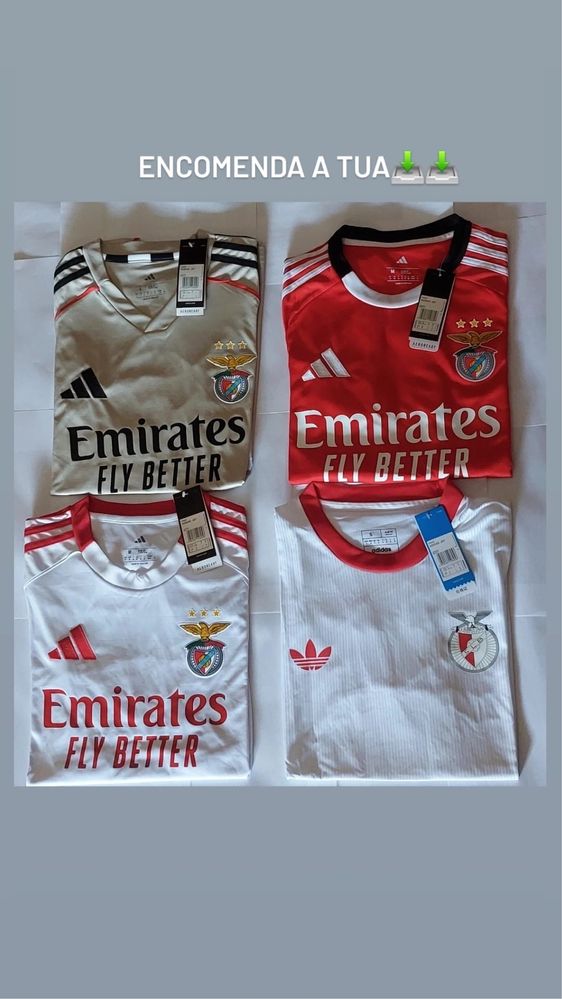 Vendo camisolas de futebol