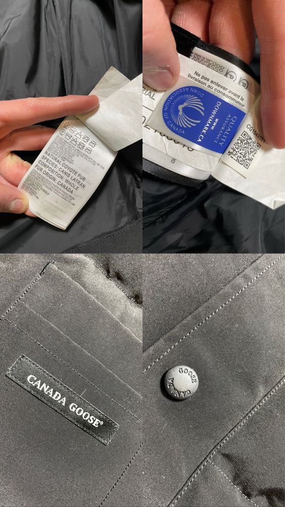 Дутая Пуховая Жилетка Canada Goose Оригинал Идеал Размер S-M