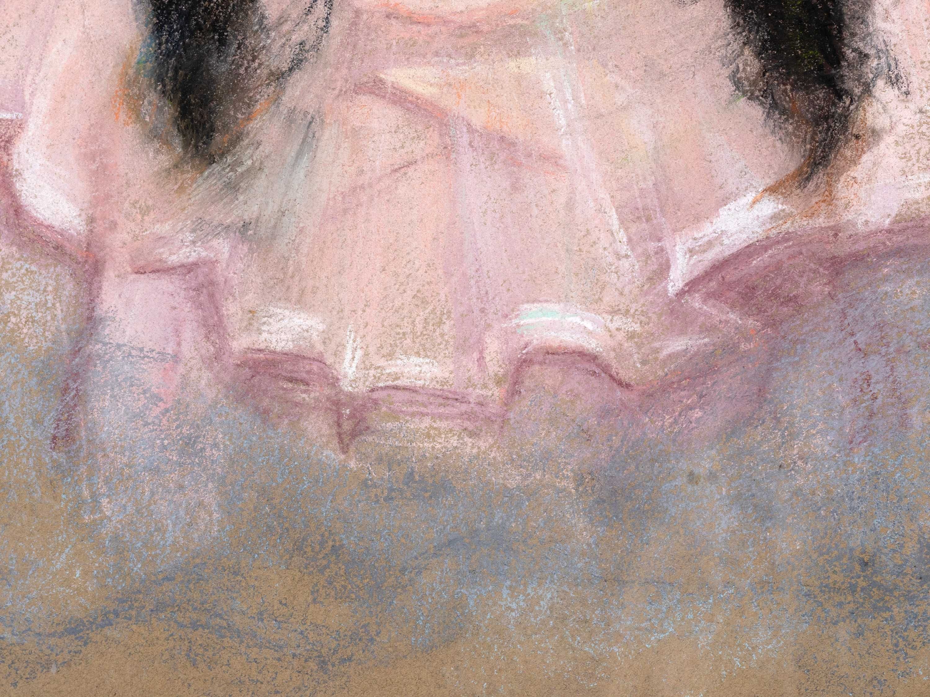 Pintura menina vestido Comunhão Impressionismo | século XIX