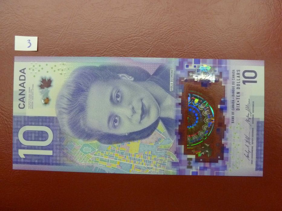 Banknot polimerowy Kanada 10 dolarów