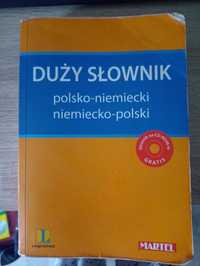 Duży Słownik polsko-niemiecki niemiecko-polski MARTEL