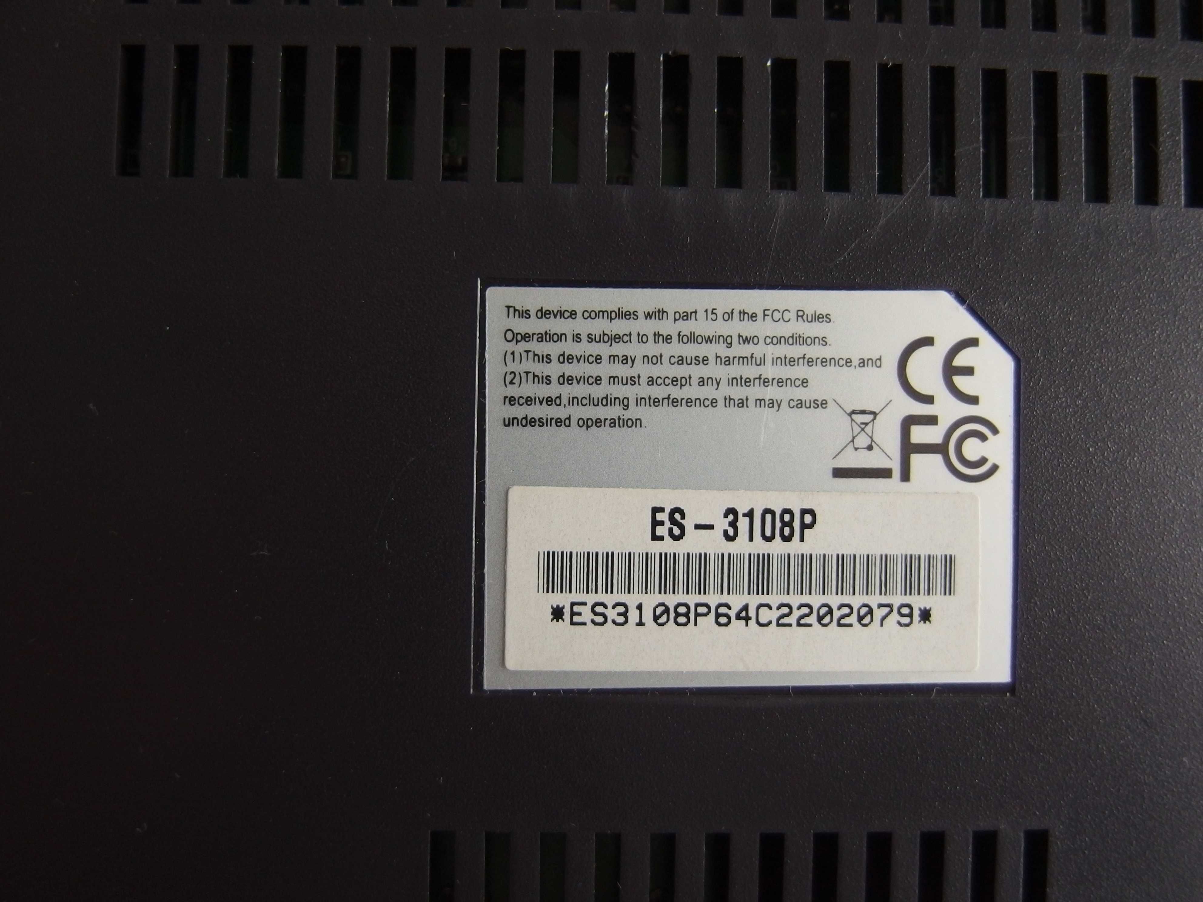 Edimax ES-3108P 8-Portowy 10/100mbps fabryczna folia Switch
