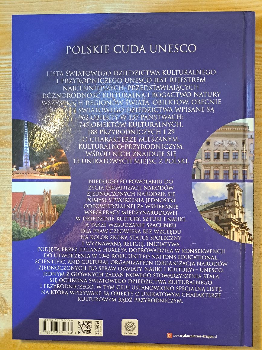 Książka Polskie Cuda Unesco