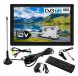 Przenosny TV mobilny telewizor 12 cali USB HDMI DVBT2