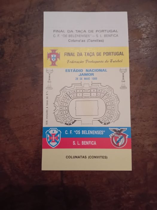 Belenenses Taça Portugal 88/89