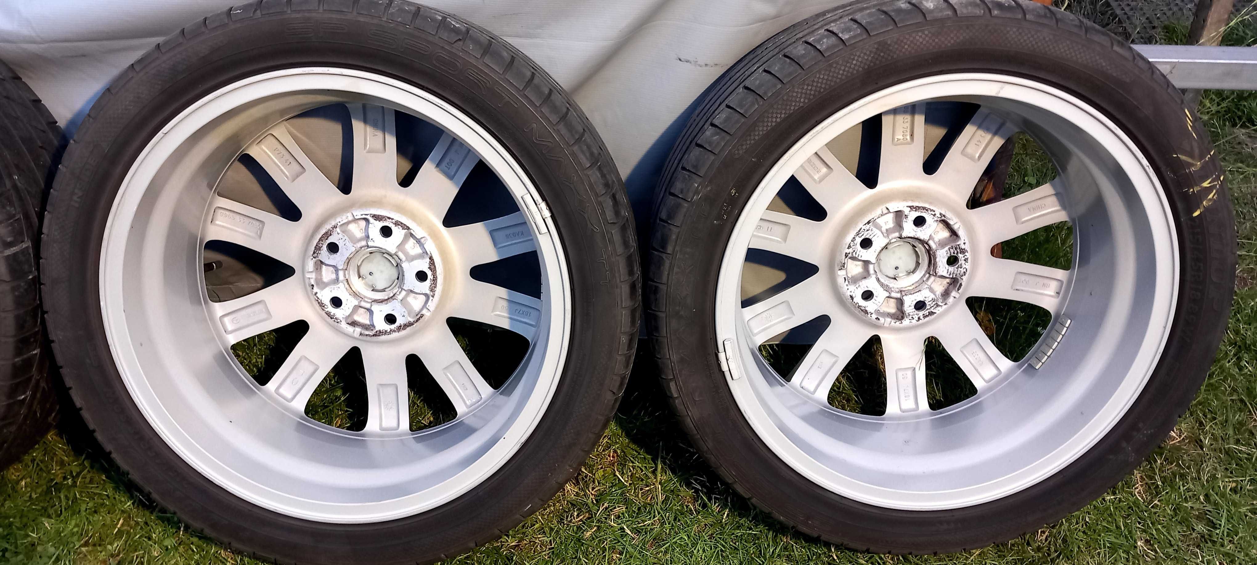 Koła oryginał MAZDA 3/5  7Jx18, 5x114.3, 67.1mm, ET50+DUNLOP 215/45R18