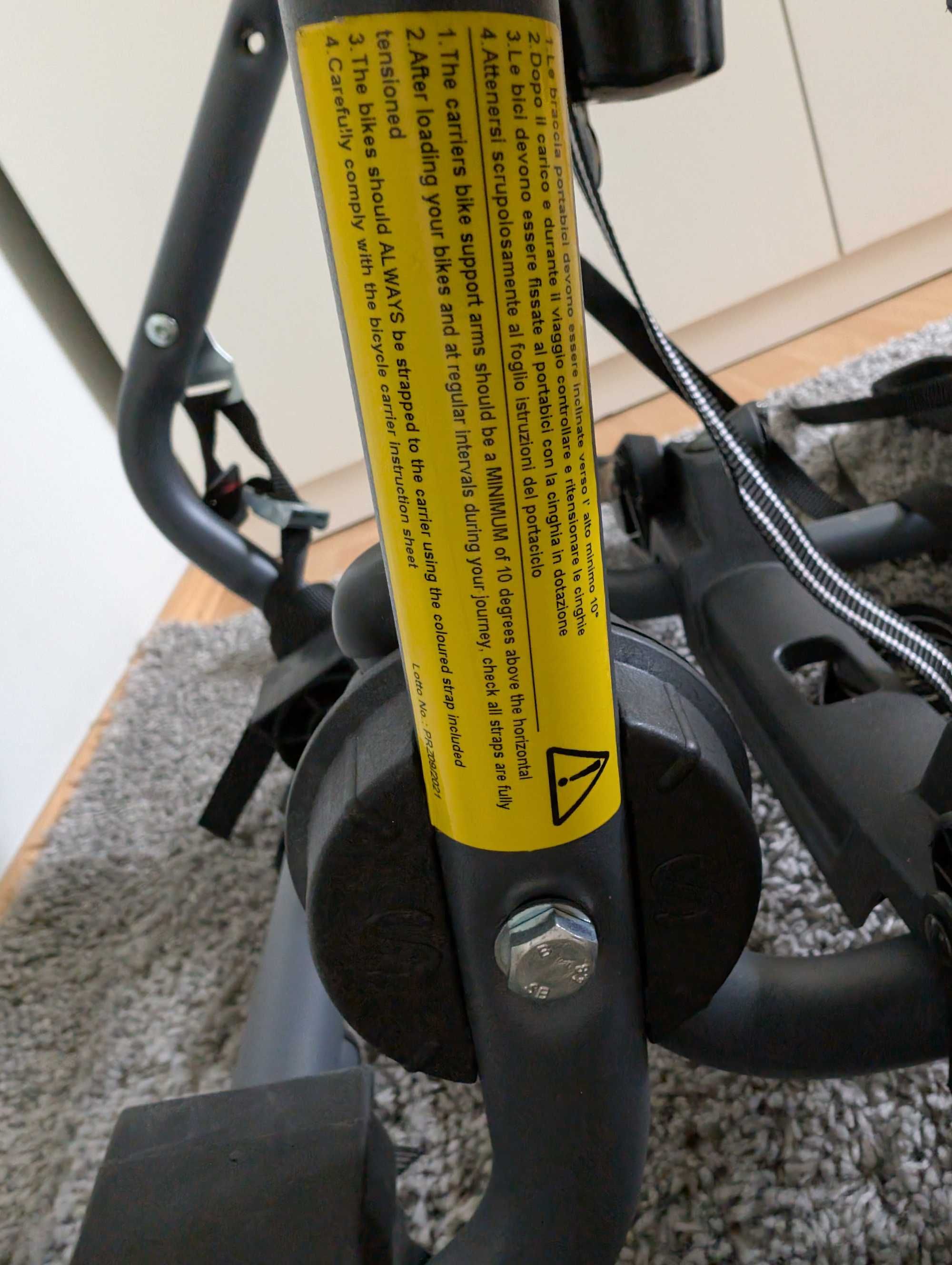 Bagażnik rowerowy Peruzzo Pure Instinct 2 na klapę