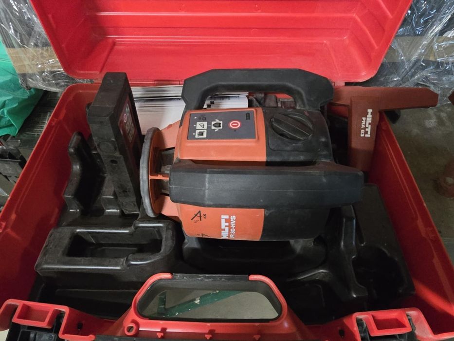 Nível Laser Rotativo Hilti PR 30-HVS A12 com Kit Completo (PRA 83 e Ca