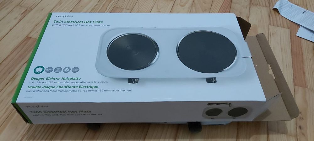 Fogão 2 placas eletrico portátil