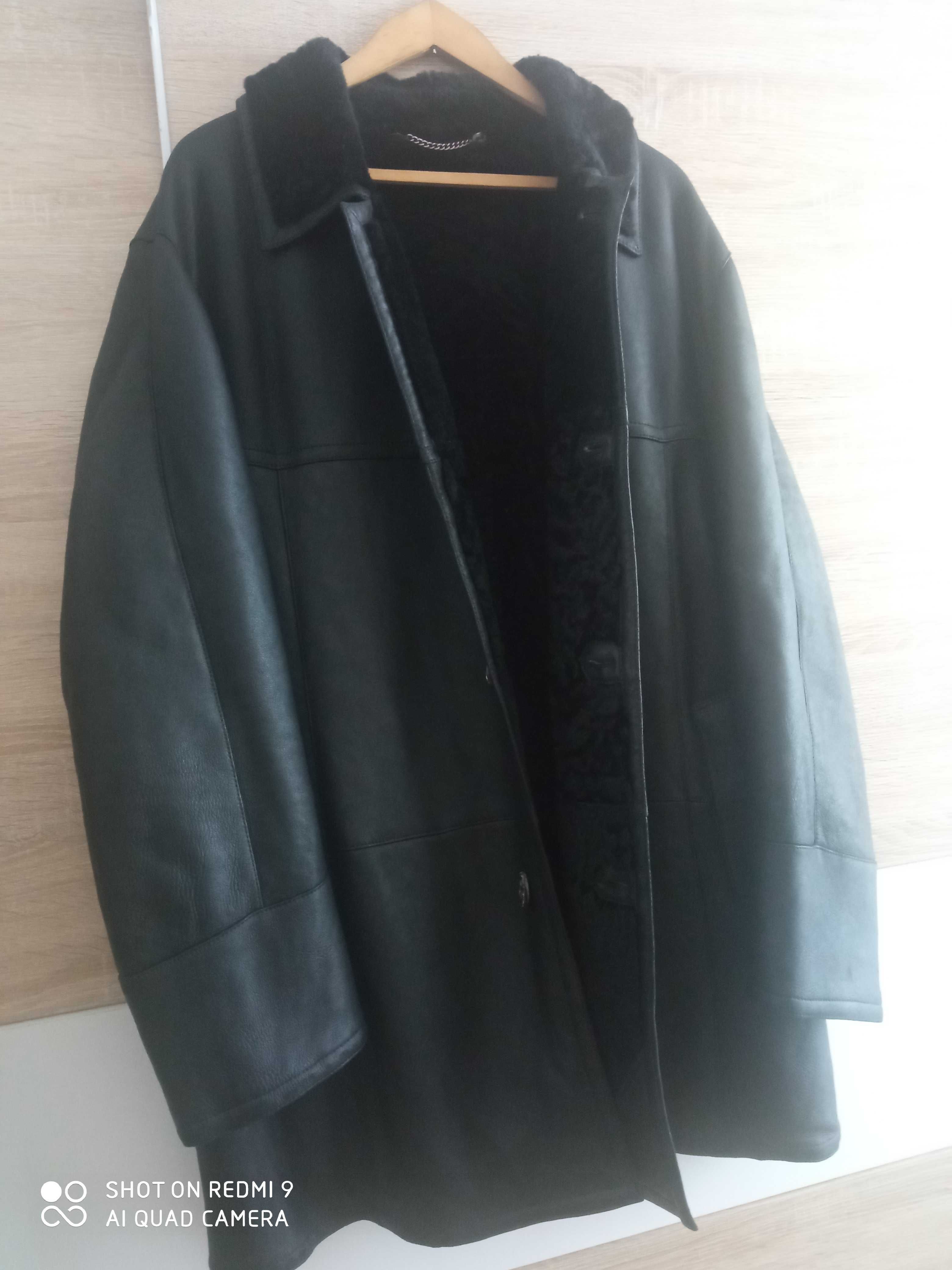 SHEARLING naturalny kożuch GALLOTTI skóra jagnięca