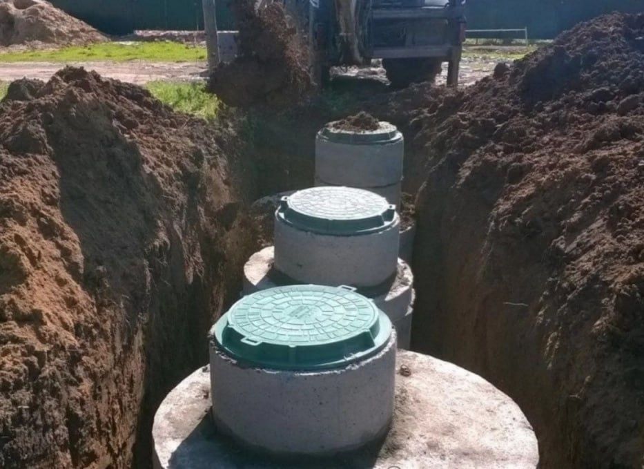 Септик під ключ. Каналізація с бетонних кілець. Копка та модернізація.