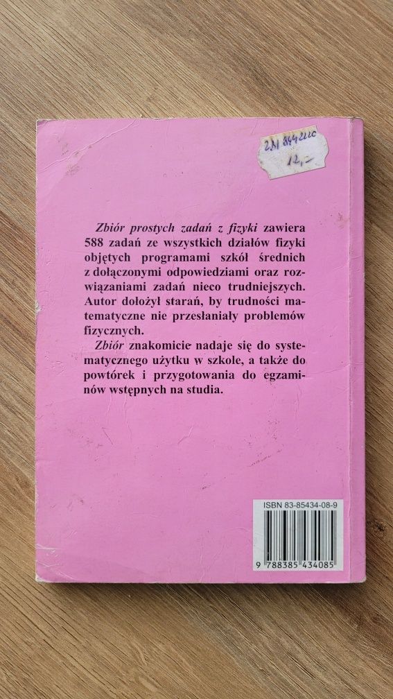 Zbiór prostych zadań z fizyki dla uczniów szkół średnich- K. Chyla