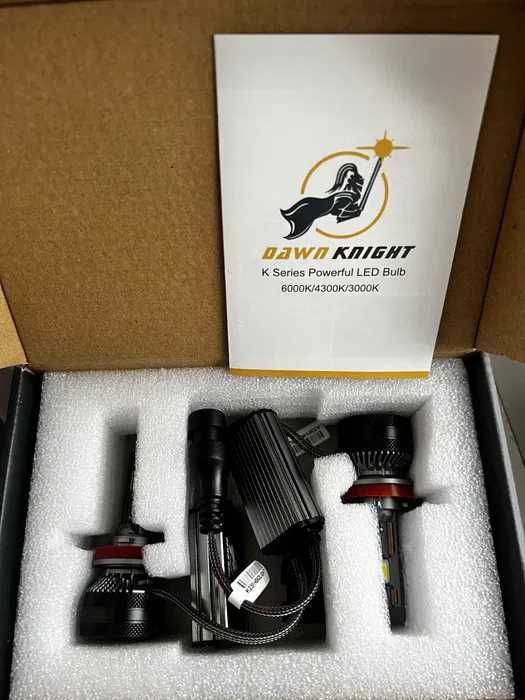 Led лампи DAWNKNIGHT H4 H7 Лед лампи 140w в рефлектор - лінзу
