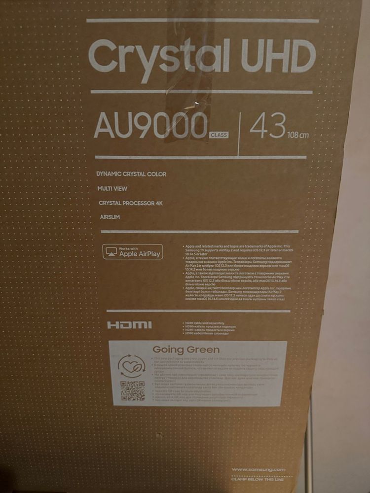 Телевизор Samsung 43”