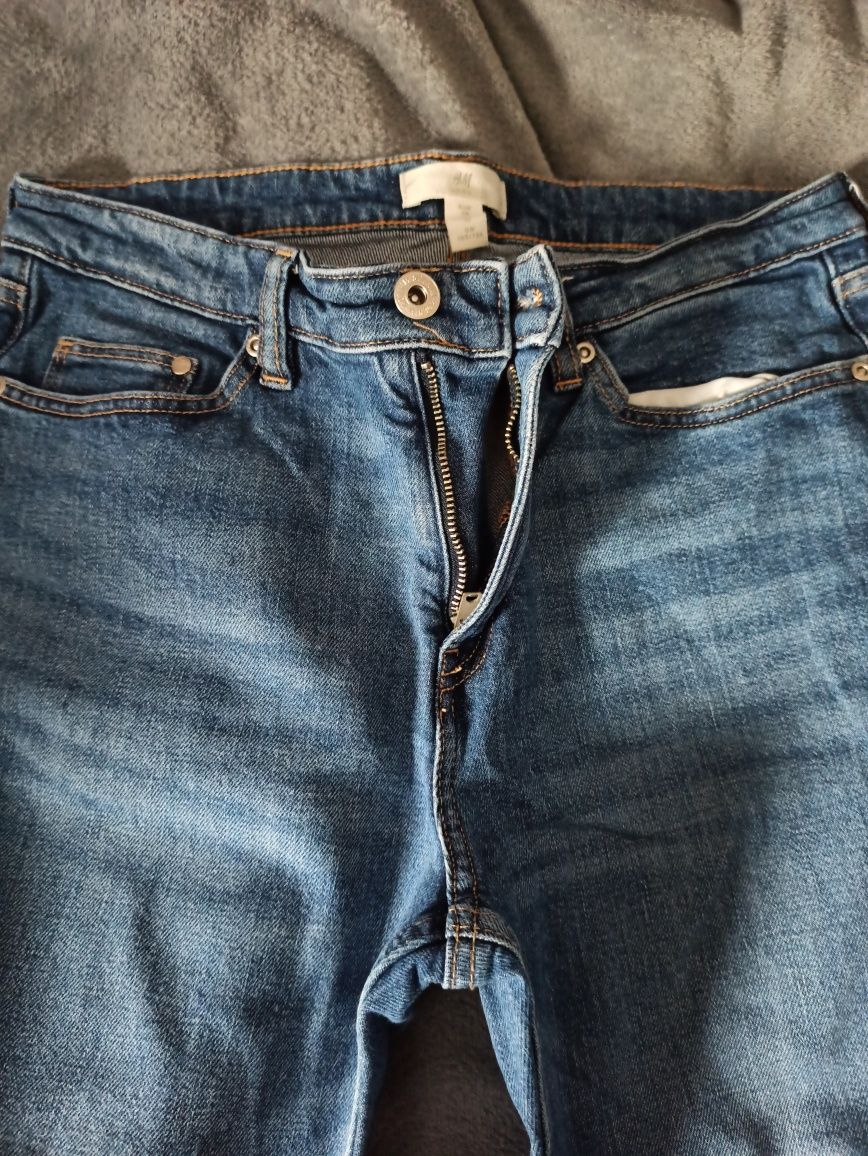 Jeansy prosta nogawka r. 38 H&M