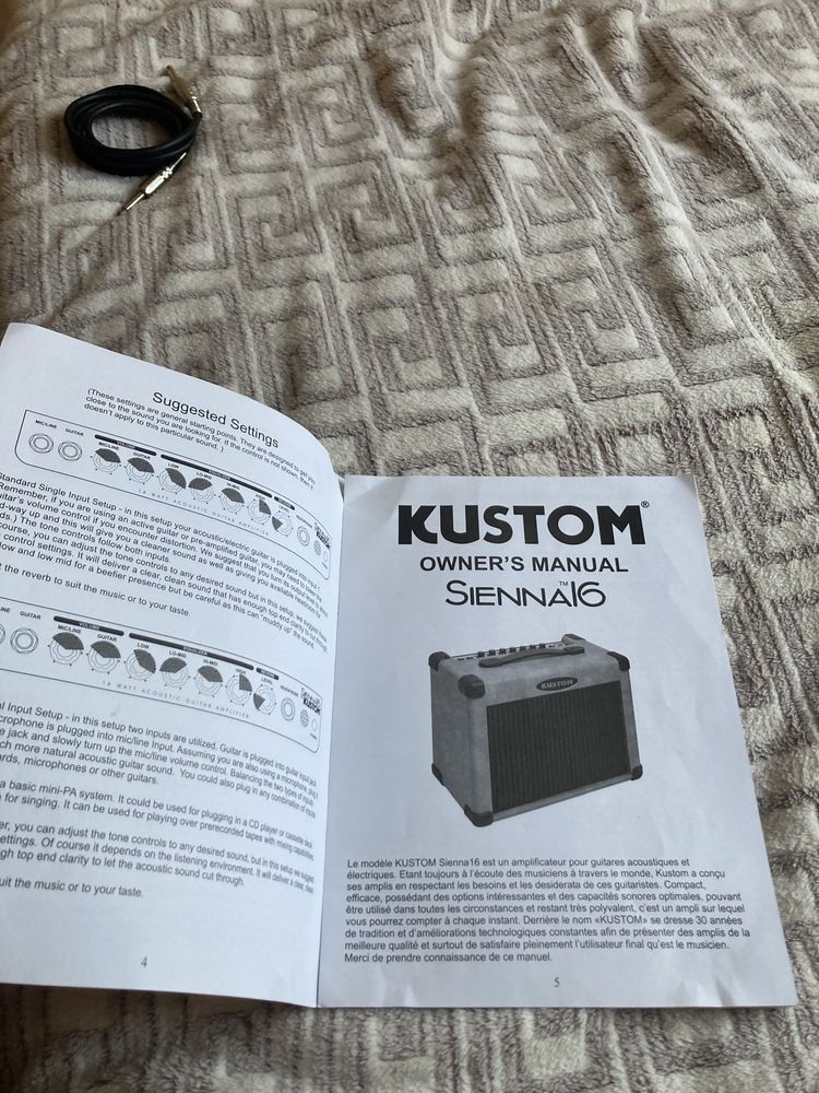 Kustom Sienna 16, комбик, комбо підсилювач.