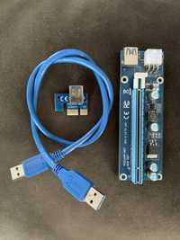 Райзер pce164p-no7 pci-e 1x to 16x ver 007