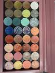 Glamshop paleta pojedynczych kolorowa