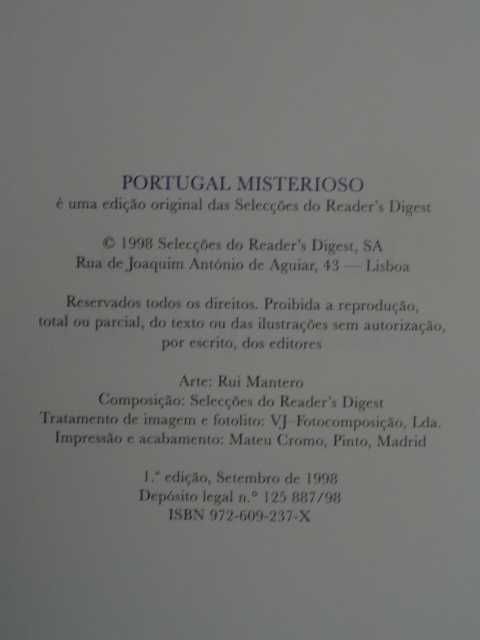 Portugal Misterioso de Vários - 1ª Edição