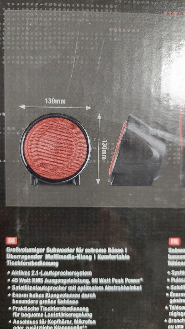 Głośniki z subwooferem do komputera