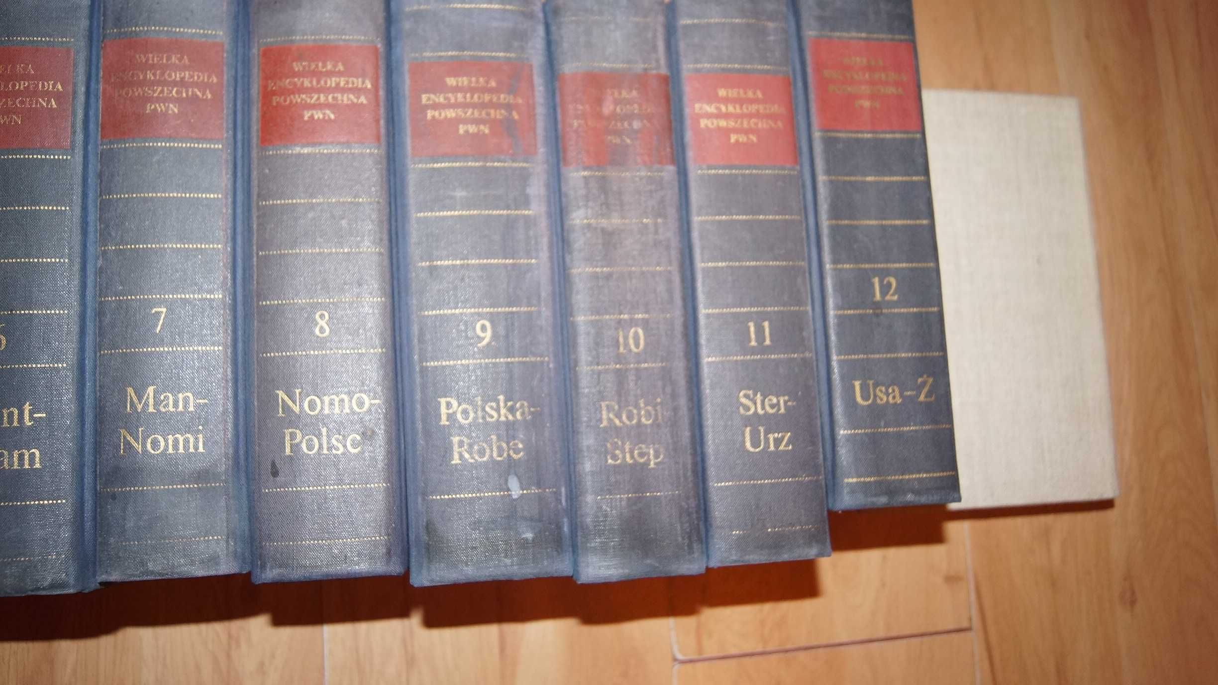 Wielka Encyklopedia Powszechna PWN  1962r 12 tomów cena za całość