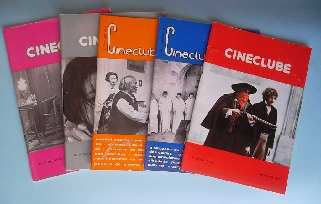 CINECLUBE - (Anos 70) - Lote 5 revistas