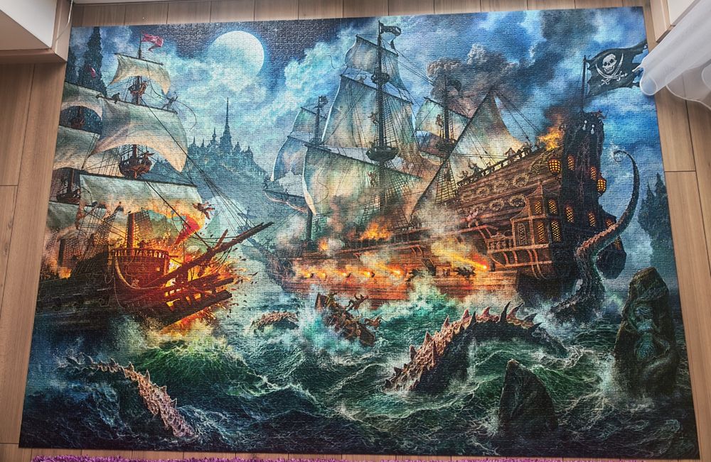 Puzzle Clementoni 6000 elementów pirates battle