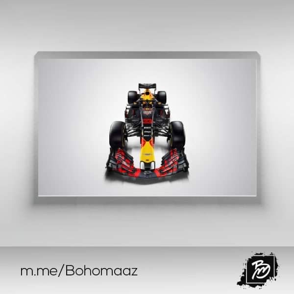 Plakat 100x70cm bolid Red Bull F1 Team Verstapen Perez