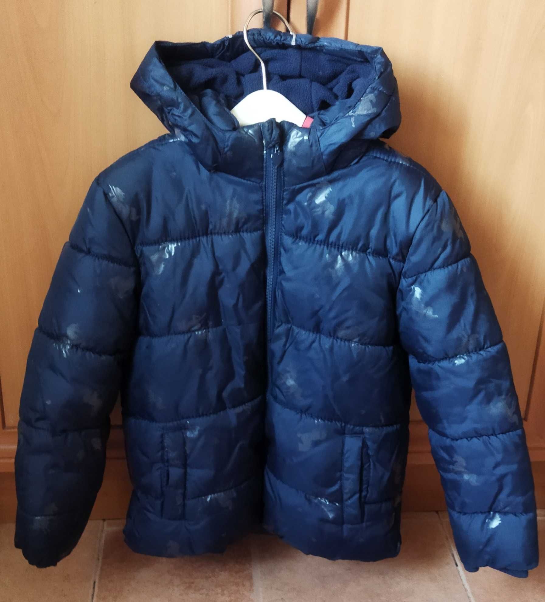 Фірмова тепла зимова куртка на 122 см