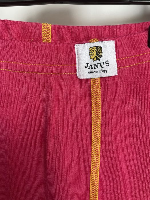 Termiczne dziewczece leginsy wełniane Janus 104 stan dobry merino wool