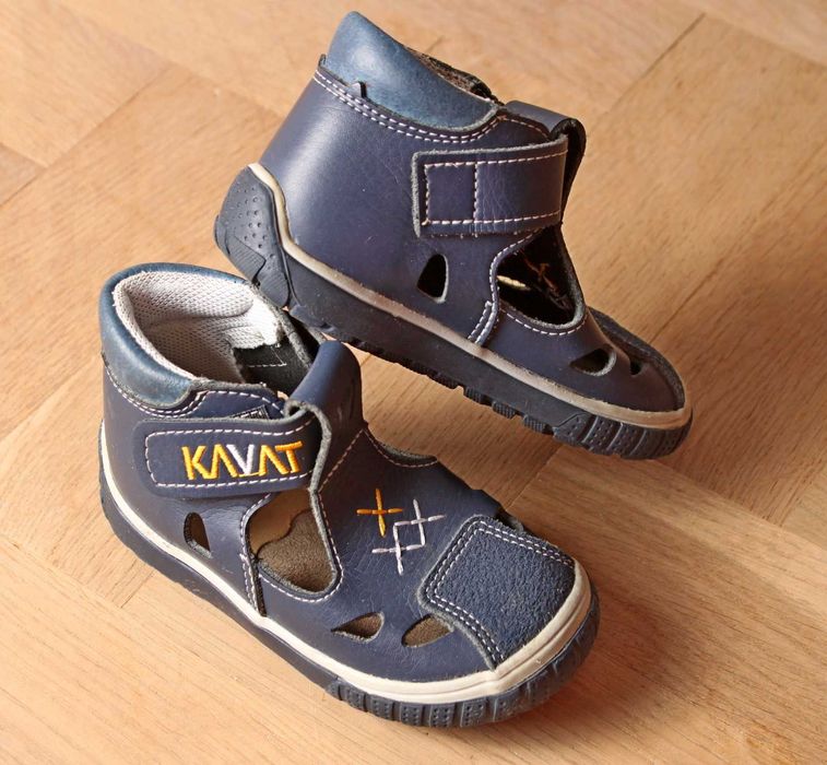 Ортопедические кожаные сандалии KAVAT (Швеция), р.21/ 12,8 см