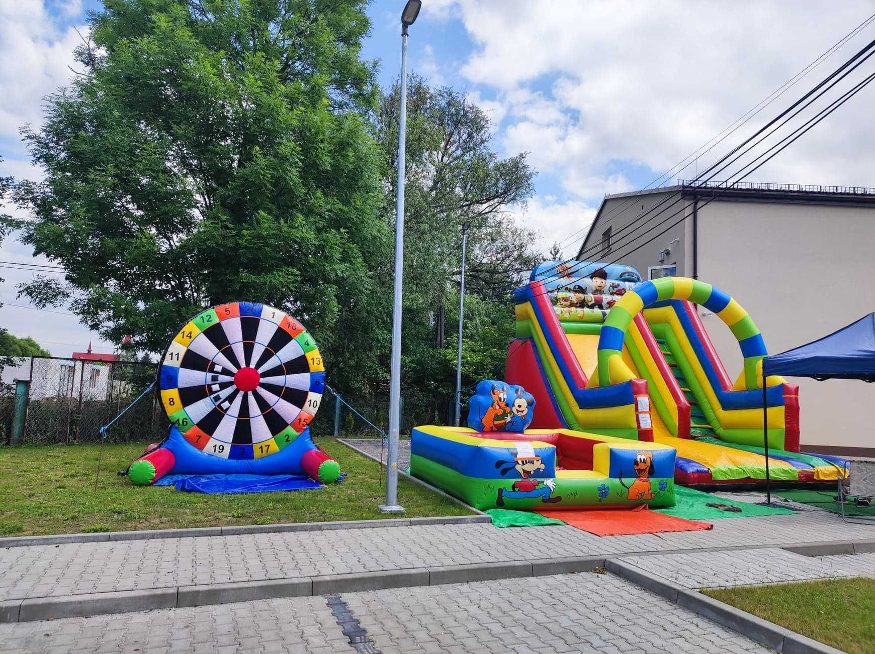 zjeżdżalnia dmuchana wynajem zamki dmuchane dmuchańce   wata cukrowa