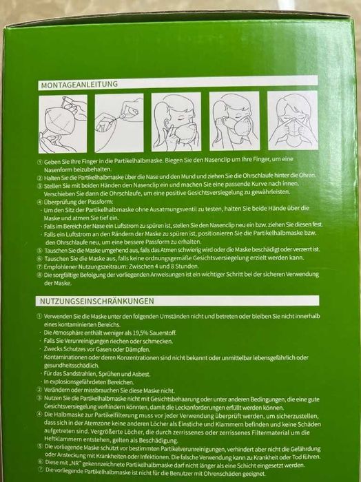 40 x maska FFP2, maska ochronna