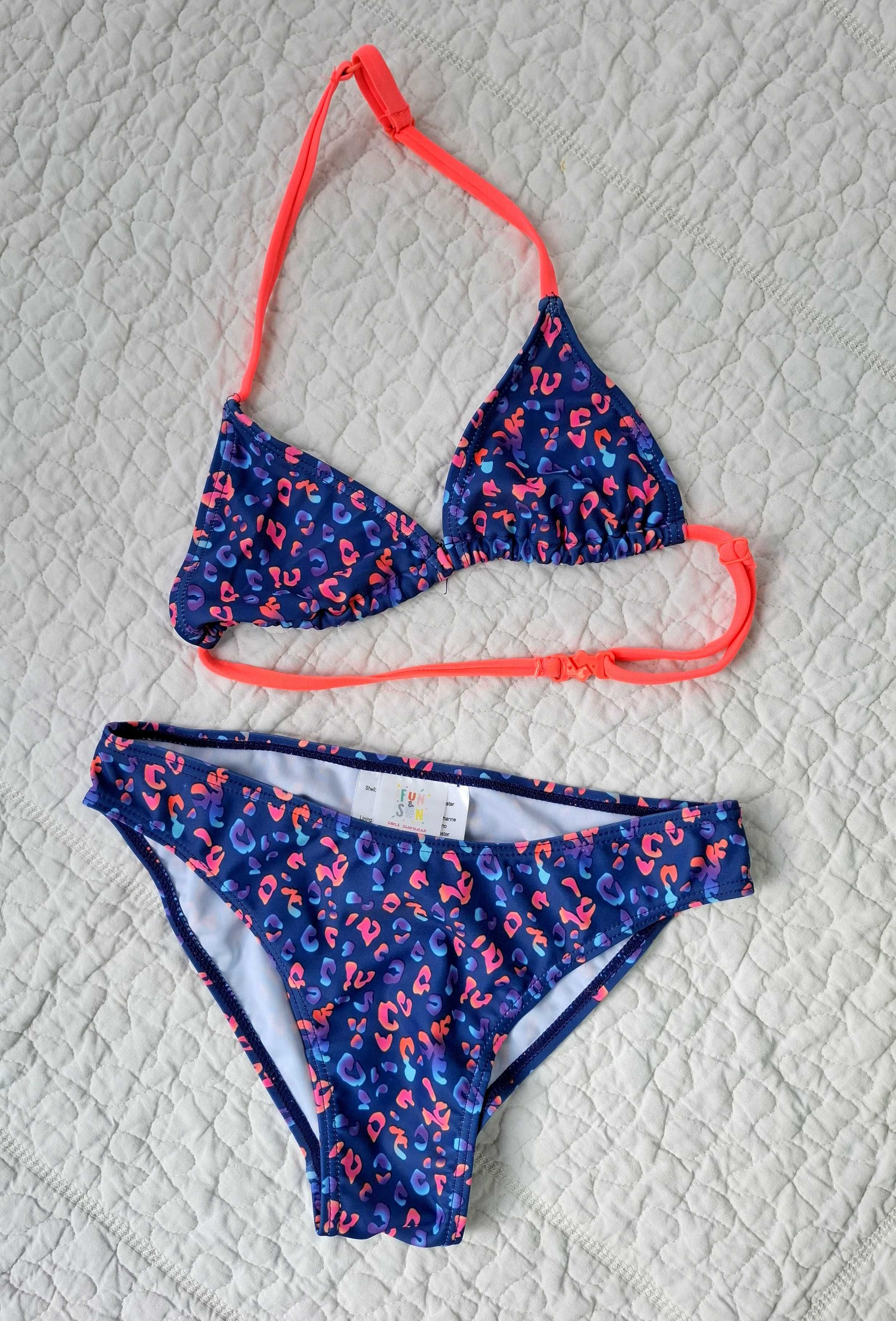 Fun & Sun strój kąpielowy dwuczęściowy bikini 134/140