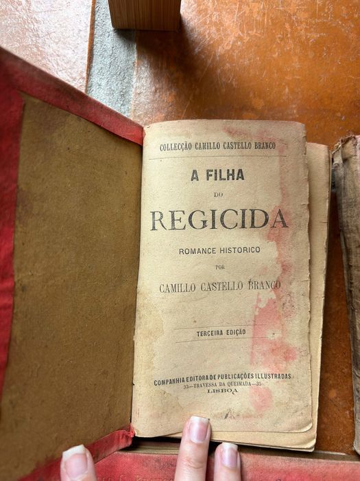 Lote livros raros de Camilo Castelo Branco