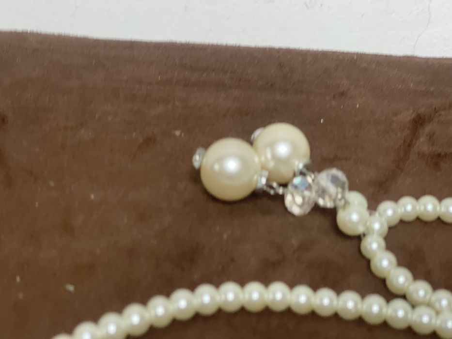 Stary Naszyjnik z Pereł z Prl