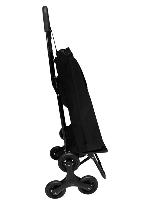 Wózek na zakupy, czarny, na kółkach - VOUNOT