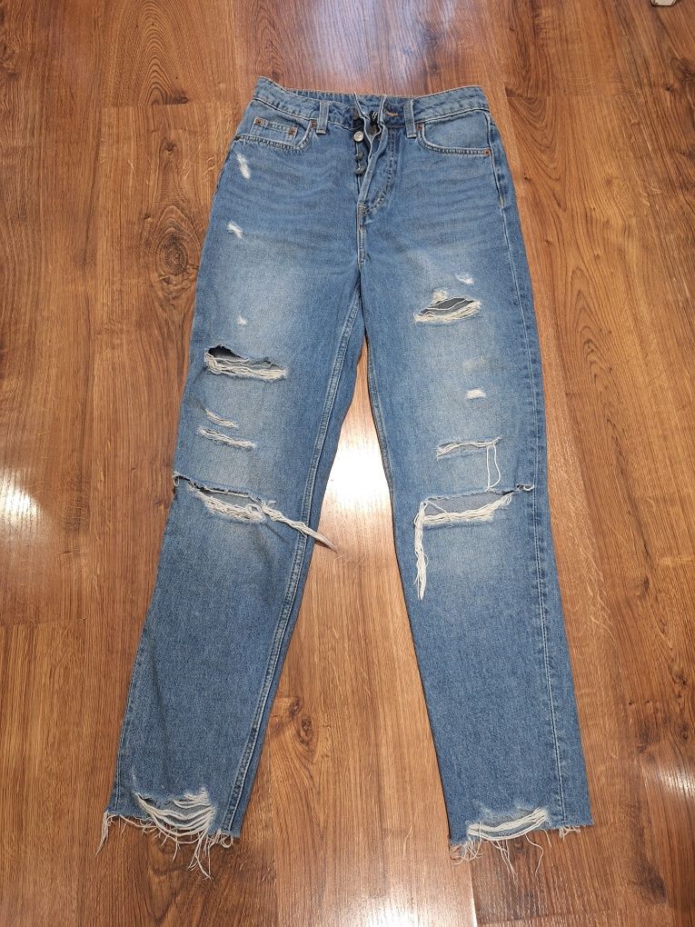 Spodnie jeans rozm xs