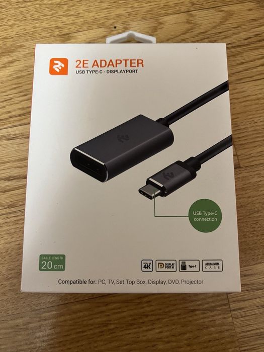 2Е адаптер type C - displayport 0.2 м
