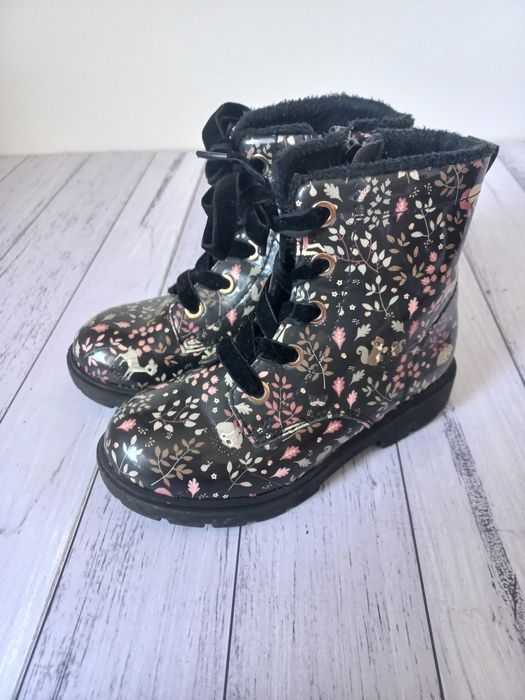 Botki trapery przejściowe dziewczęce H&M rozm 27