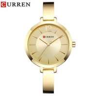 Zegarek Curren Damski Złoty + Pudełko prezent dla kobiety
